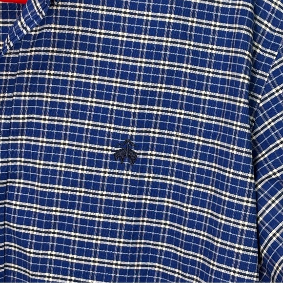 Brooks Brothers Blue and‎ White Casual Regent Fit Button Down Shirt size L 279 - Picture 4 of 9